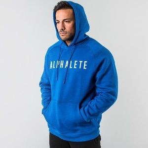 Alphalete Performance Hoodie. Royal Blue